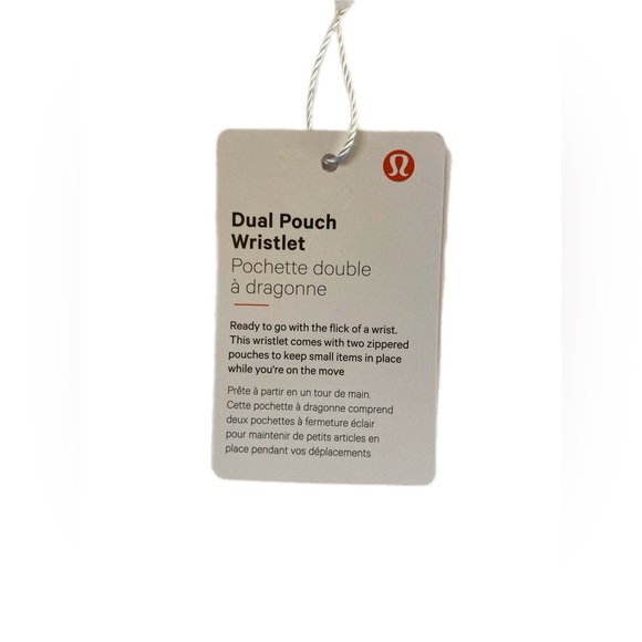 Lululemon Gray Dual Pouch Wristlet NWT - Picture 5 of 5